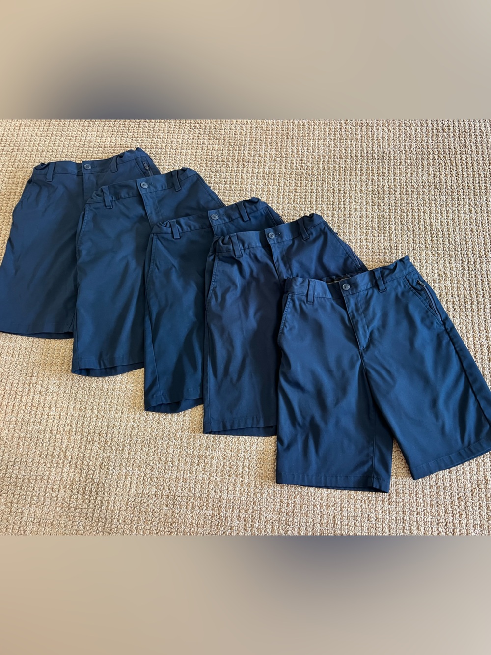❤️ Bundle of 5! School Uniform Boys Classic Active Performance Chino Shorts